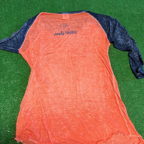 Simply Faithful be strong and courageous women’s small shirt! - Picture 4 of 4